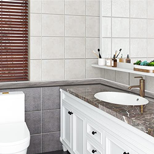 Art3d Self Adhesive Vinyl Strip for Joining Floor Gaps, Carpet Thresholds - 10 FT, 1.57in, Gray