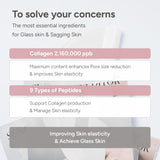 SUNGBOON EDITOR Deep Collagen Overnight mask 37gx4ea | Original Hydrating Collagen Face Mask | Real Collagen 2,160,000PPB for Elasticity |TikTok Trend Items Korean Skin Care