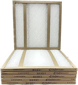 20x20x1 Glasfloss Fiberglass Air Filter, Double Strut, GDS Series, Made in USA, Actual Size: 19 5/8 x 19 5/8 x 3/4 (Box of 6)