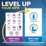 Filtrete 18x24x1 AC Furnace Air Filter, MERV 12, MPR 1500, CERTIFIED asthma & allergy friendly, 3 Month Pleated 1-Inch Electrostatic Air Cleaning Filter, 2-Pack (Actual Size 17.81x23.81x0.78 in)