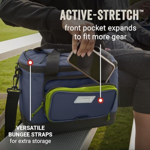 Coleman XPAND 16/30/42 Can Insulated Soft Cooler with Backpack & Wheeled Cooler Options, Portable Ice Chest Keeps Contents Cold up to 24 Hours