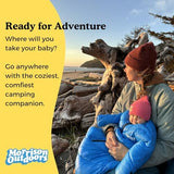 Little Mo 40° Baby Sleeping Bag (6-18 Months) The Camping Sleeping Bag for Babies and Toddlers with Adjustable Open-and-Close Cuffs and Thick, Lofty Insulation.