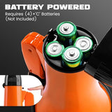 MyMealivos Portable Megaphone Bullhorn 20 Watt Power Megaphone Speaker Voice and Siren/Alarm Modes with Volume Control and Strap (Orange)