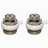 URPIZY 1/2 for BSP Automatic Air Vent Auto Cut-Off Self Bleeding Radiator Valve,Automatic Bleed Valve for Radiators, Automatic Bleed Valve for Heating (2PCS)