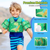 MoKo Toddler Swim Vest for Kids, 20-66 lbs, Arm Floaties with Adjustable Straps, Nylon Material, Swim Vest for Toddlers Learning to Swim