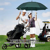 ZOMAKE Automatic Open Extra Large Golf Umbrella 51/54/62/68 Inch, Double Canopy Vented Windproof Oversize Stick Umbrellas for Rain