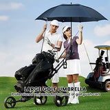 ZOMAKE Automatic Open Extra Large Golf Umbrella 51/54/62/68 Inch, Double Canopy Vented Windproof Oversize Stick Umbrellas for Rain