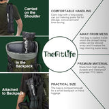 TheFitLife Collapsible Trekking Poles for Hiking – Lightweight Folding Walking Sticks for Men and Women with Extra-Long Foam Handle and Metal Flip Lock
