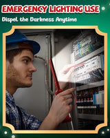 Coquimbo Tool Gifts for Men Dad, Rechargeable Flashlight LED Work Lights Grill Light with Magnetic Base 5 Modes 360° Rotate Mens Dad Husband Him Gifts (4 Pack Red)