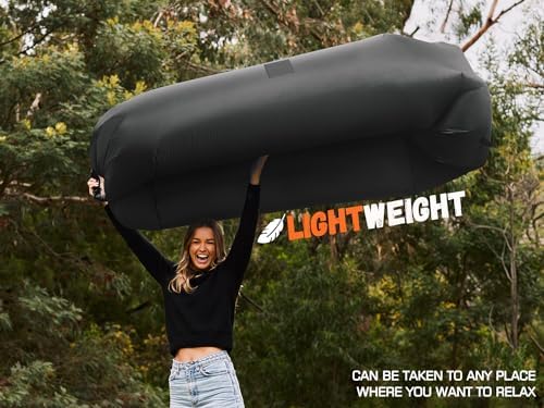 WEKAPO Inflatable Lounger Air Sofa Hammock-Portable,Water Proof& Anti-Air Leaking Design-Ideal Couch for Backyard Beach Traveling Camping Picnics & Music Festivals