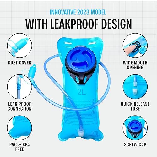 Sojourner Rave Hydration Pack - Hydration Backpack - Hydropack with 2L Bladder - Water Backpack for Festivals, Hiking, Running, Biking and More