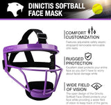 Dinictis Softball Face Mask, Lightweight, Comfortable, with Wide Field Vision, Durable and Safe Face Guards, Premium Protective Softball Fielder's Mask
