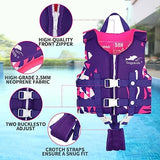 Gogokids Toddler Swim Vest, Kids Float Jacket for 20-30-40-50 lbs Girls and Boys, Float Swimwear with Duel Adjustable Safety Strap, for 2-9 Year Old Children