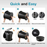 TRIPTIPS Upgrade Retractable Portable Toilet Travel Toilet Adjustable Height Camping Toilet Portable Potty for Adults Kids, Foldable Portable Toilet for Camping/Car