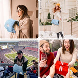 Hand Warmers Rechargeable with 10000mAh Power Bank, Portable Graphene Heated Electric Hand Warmer Pouch, 5 Level Adjustable Temperature for Women, Men, Kids, Hunting, Camping & Xmas Gifts