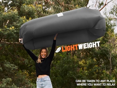WEKAPO Inflatable Lounger Air Sofa Hammock-Portable,Water Proof& Anti-Air Leaking Design-Ideal Couch for Backyard Beach Traveling Camping Picnics & Music Festivals