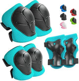 Kids Protective Gear Set Knee Pads for Kids 3-14 Years Toddler Knee and Elbow Pads with Wrist Guards 3 in 1 for Skating Cycling Bike Rollerblading Scooter