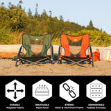 Cascade Mountain Tech Folding Camp Chair for Camping, Beach, Picnic, Barbqeues, Sporting Events with Carry Bag