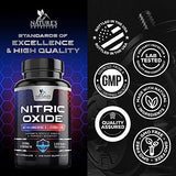 Extra Strength Nitric Oxide Supplement L Arginine 3X Strength - Citrulline Malate, AAKG, Beta Alanine - Premium Muscle Supporting Nitric Oxide Booster for Strength & Energy Supplements - 120 Capsules