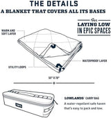 YETI Lowlands Blanket, Multi-Use Blanket with Travel Bag