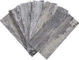 Art3d 102-Piece Peel and Stick Tile Backsplash for Kitchen Bathroom, 3in. x 6in. Stick on Subway Tile Distressed Wood Plank
