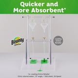 Bounty Quick-Size Paper Towels, White, 12 Family Rolls = 30 Regular Rolls