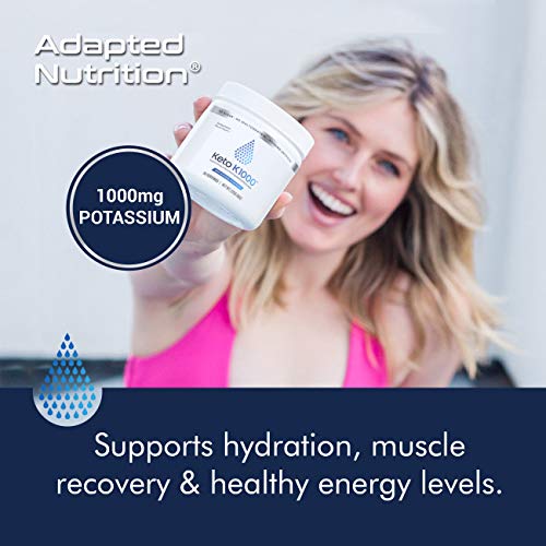 Hi-Lyte Keto K1000 Electrolyte Powder | Unflavored | Hydration Supplement Drink Mix | Boost Energy & Beat Leg Cramps | No Maltodextrin or Sugar | 50 Servings