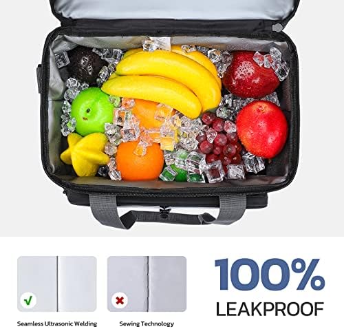 Maelstrom Soft Cooler Bag,Collapsible Soft Sided Cooler,24/30/60/75 Cans Beach Cooler,Ice Chest,Large Leakproof Camping Cooler,Portable Travel Cooler for Grocery Shopping,Camping,Road Trips