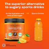 KEY NUTRIENTS Multivitamin Electrolytes Powder No Sugar - Tangy Orange Electrolyte Powder - Endurance & Energy Supplement - Hydration Powder - No Calories - 90 Servings - Made in USA