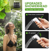 sapsisel Camping Shower Bag, 5 Gal/20L Solar Heating Camping Shower with Upgraded Hose and Shower Head,Portable Shower for Camping,Solar Shower