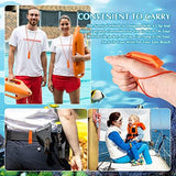 100 Pieces Emergency Whistles with Lanyard Safety Survival Whistles Loud Blast for Safety Camping Hiking Boating Hunting Survival Rescue Signaling