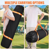 TOBWOLF Extra Large Portable Chair Bag, 47"x14.6" Folding Camping Chair Storage Bag with Shoulder Strap, Heavy Duty Carrying Sack for Foldable Outdoor Lawn Fishing Chairs, Hammock, Tent, Yoga Mat