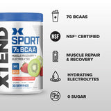 XTEND Sport BCAA Powder Strawberry Kiwi Splash - Electrolyte Powder for Recovery & Hydration with Amino Acids - 30 Servings