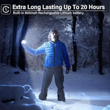 Rechargeable Camping Lights FLY2SKY 4Pcs White Tent Lights Mini Flashlight Portable LED Camping Lantern Survival Gear Camping Accessories for Hiking Backpacking Fishing Hurricane Emergency Outage