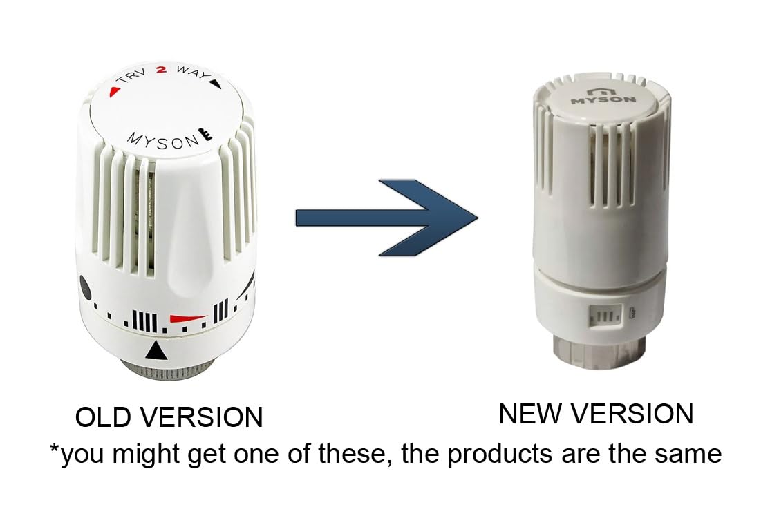 Myson Standard Thermostatic Radiator Valve Replacement Head Only (TRV 2 WAY)