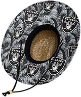 FOCO Men's NFL Team Logo Floral Lifeguard Beach Straw Sun Hat