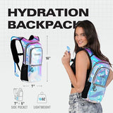 Sojourner Hydration Pack, Hydration Backpack - Water Backpack with 2l Hydration Bladder, Festival Essential - Rave Hydration Pack Hydropack Hydro for Hiking, Running, Biking, Festival Gear