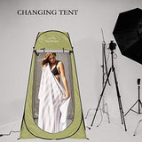 Your Choice Pop Up Privacy Shower Tent - Portable Changing Tent for Camping, Beach & Hiking - 6.2FT Lightweight with Carry Bag, Quick Setup & Full Coverage