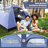 Tents for Camping,3-4 Person Camping Tent,Waterproof and Windproof Tent, Easy to Set up Outdoor Dome Tent for Outdoor Activities, Adventure, Festivals, Backyard,Hiking.