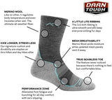 Darn Tough Women's Light Hiker Micro Crew Lightweight with Cushion Sock (Style 1967)
