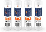 Aquaboon 10” x 2.5” Whole House and Reverse Osmosis Sediment 1 Micron Water Filter Cartridge | COMPATIBLE WITH: Culligan P1, Pentek P1, PD-1-934, P5, AP110, WFPFC5002, CFS110, RS14, WHKF-GD05 (4-PACK)
