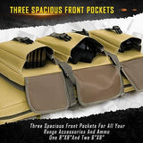 DULCE DOM 32/36/42/48/52 inch Double Rifle Case Soft Bag Gun Case, Perfect for Rifle Pistol Firearm Storage and Transportation, All Around Shooting Range Tactical Rifle Backpack, Indoor Outdoor