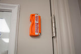 The Original Fat Ivan Fold Up Doorstop Wedge with Magnet Orange (Pack of 2)