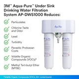 3M Aqua-Pure DW8090 Under Sink Replacement Water Filters AP-DW80/90 for Aqua-Pure AP-DWS1000