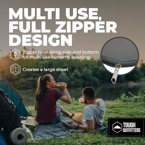 Sleeping Bag Liner - Adult Sleep Sack & Travel Sheets for Hotel - Travel Sleep Sack, Camping Sleeping Bag Liners for Cold Weather