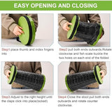 Upgraded Foldable Stool Thickened, Portable Collapsible Stool Retractable Stool for Fishing, Hiking Tours, BBQ, Parties, Outdoor Activities (Olive Green)