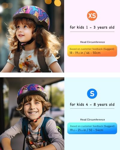 MOUNTALK Kids/Toddler Bike Helmet for Infant/Baby to Children 1/2/3/4/5/6/7/8 Years Old, Kids Helmets Ages 5-8/8-14,Skateboard Helmets for Youth Boys and Girls