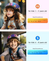 MOUNTALK Kids/Toddler Bike Helmet for Infant/Baby to Children 1/2/3/4/5/6/7/8 Years Old, Kids Helmets Ages 5-8/8-14,Skateboard Helmets for Youth Boys and Girls