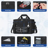 Maelstrom Soft Sided Cooler Bag, 30/40 Can Collapsible Insulated Ice Chest, Large Leakproof Camping & Travel Cooler for Kayaking & Beach