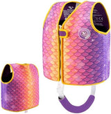 Pottwal Swim Vest for Kids - Swim Jacket for 1-2 Years (24-33LBS) - Buoyancy Aid Made of Neoprene & EPE - with Adjustable Crotch Strap